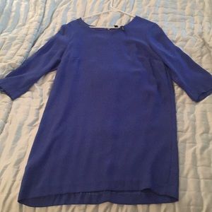 Mango shift dress in pretty blue!